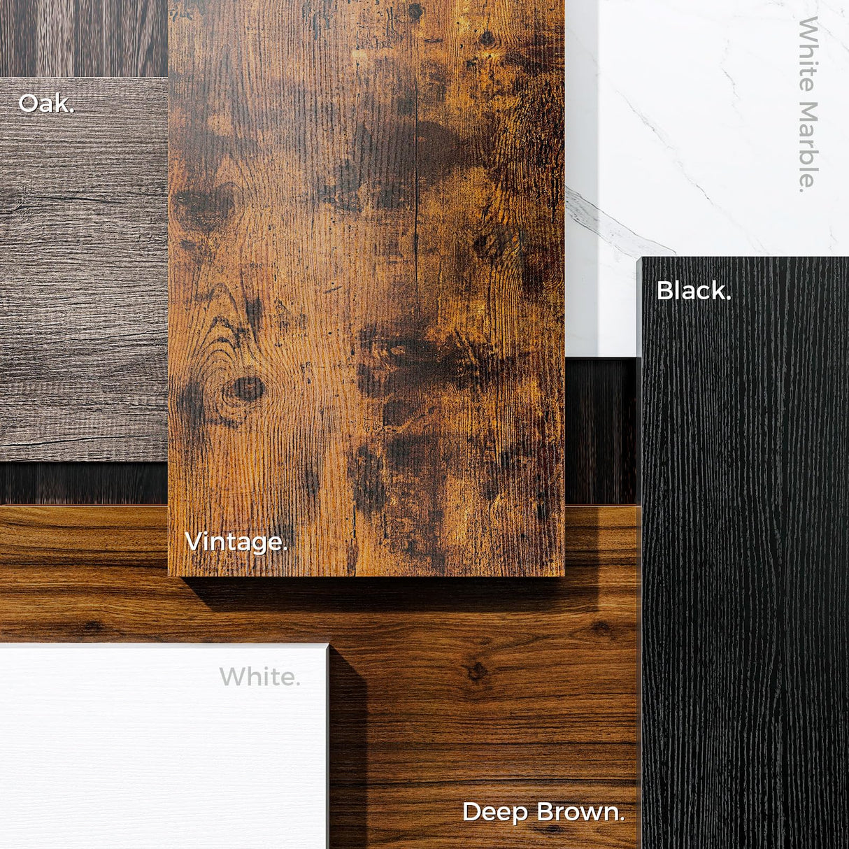 Coleshome 63 Inch Computer Desk, Modern Simple Style Desk for Home Office, Study Student Writing Desk,Black Coleshome