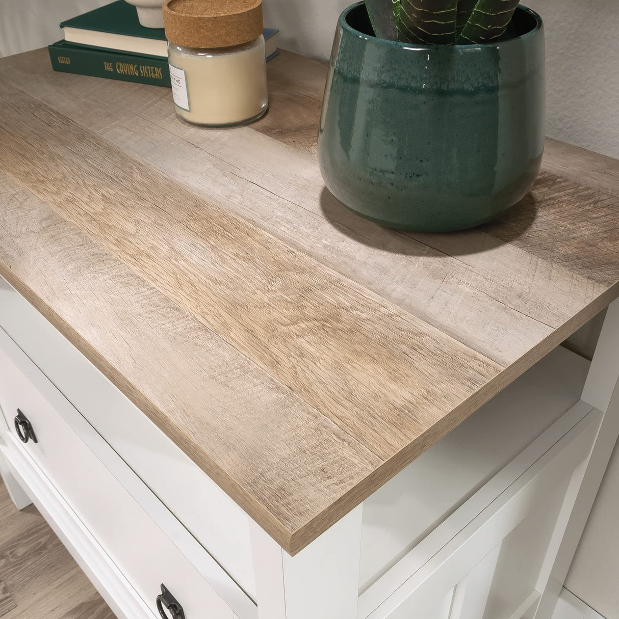 Sauder August Hill Lateral File, Soft White Finish Sauder