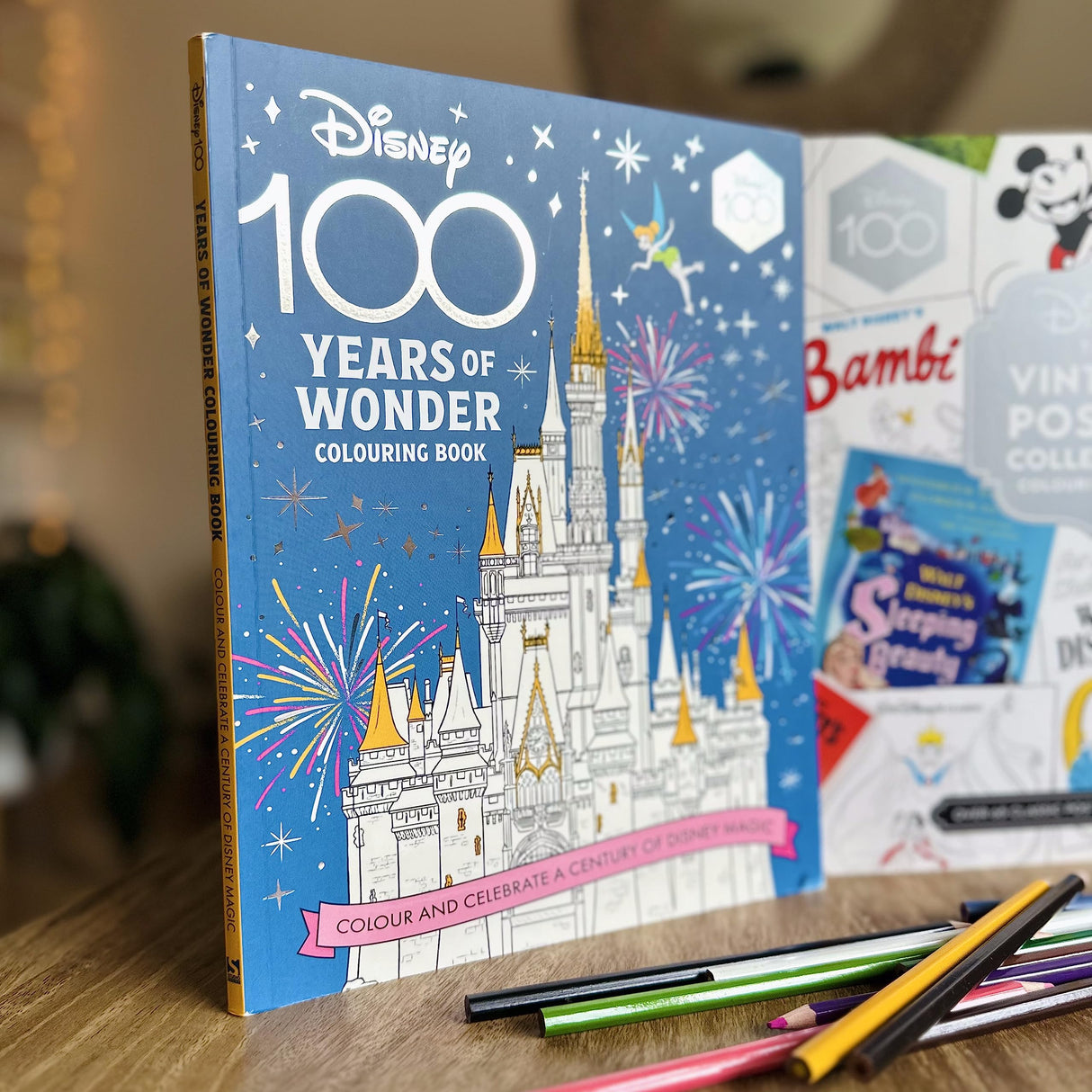Disney 100 Years of Wonder Colouring Book: Celebrate a century of Disney magic! WoodArtSupply