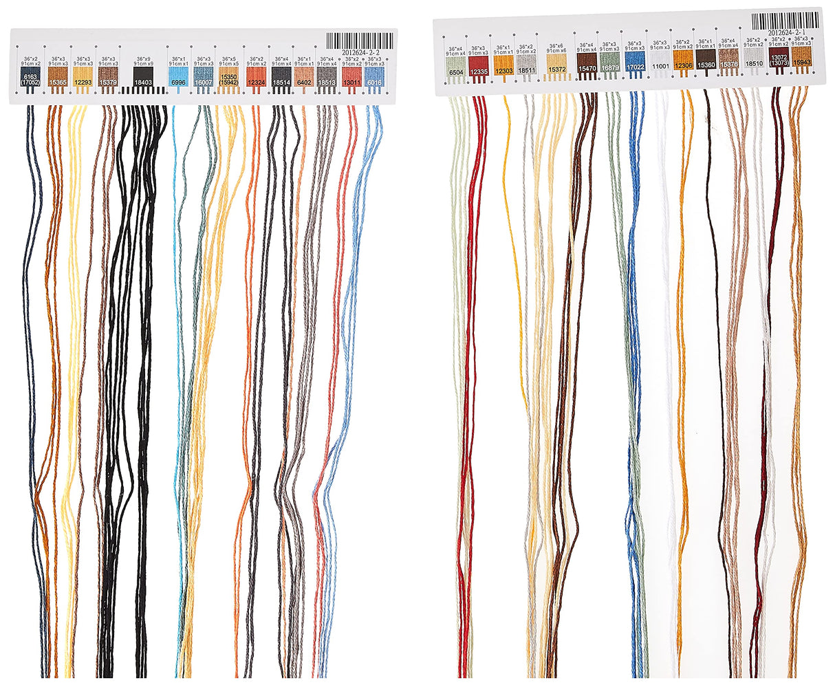 Dimensions 'Feasting Frenzy' Birds Counted Cross Stitch Kit, 18 Count Ivory Aida, 10'' x 14'' Dimensions