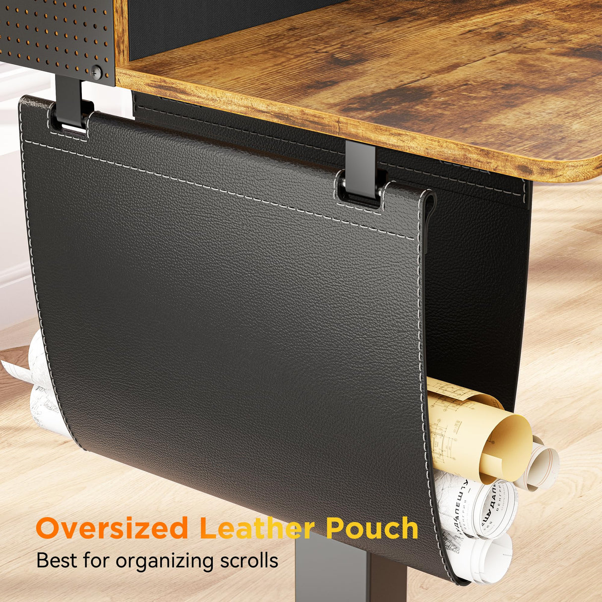 WALKINGDESK 63 Inches Height Adjustable L Shaped Standing Desk with 3 Drawers and Monitor Shelf, Electric Corner Comupter Desk, Sit Stand up Home Office Desk, Ergonomic Gaming Desk, Rustic Brown WALKINGDESK