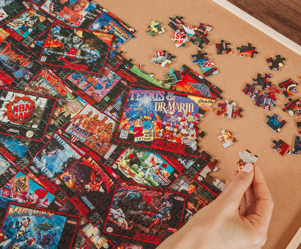 Super Never Ending Showdowns Retro Video Games 1000-Piece Jigsaw Puzzle for Adults, Kids | Interactive Brain Teaser, Educational Toys & Games, Home Activities, Building Sorting Toys for Creative Play Toynk
