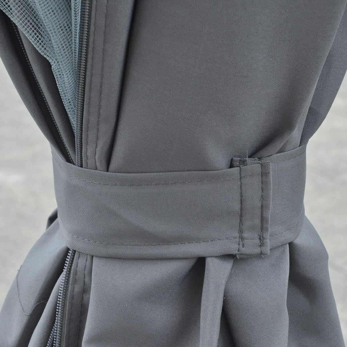 Outsunny 10' x 13' Outdoor Patio Gazebo with Sloping Polycarbonate Roof, Durable Aluminum Frame, & Netting Curtain Outsunny