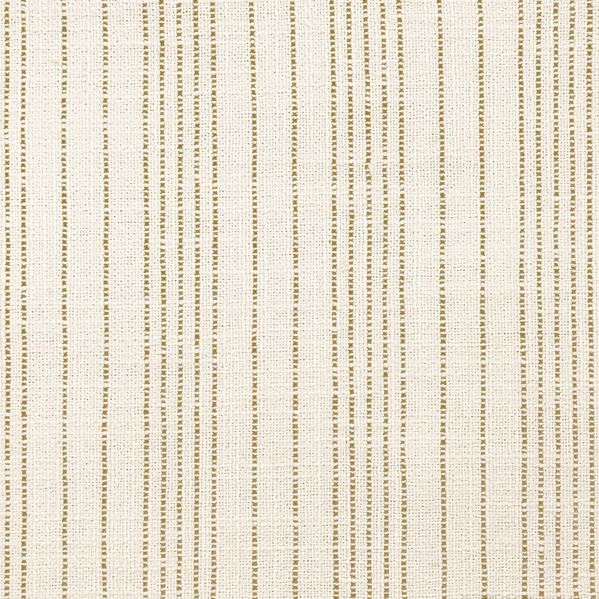 HomePop Modern Fabric Storage Ottoman with Wood Top -Marigold Pinstripe Cream Fabric HomePop