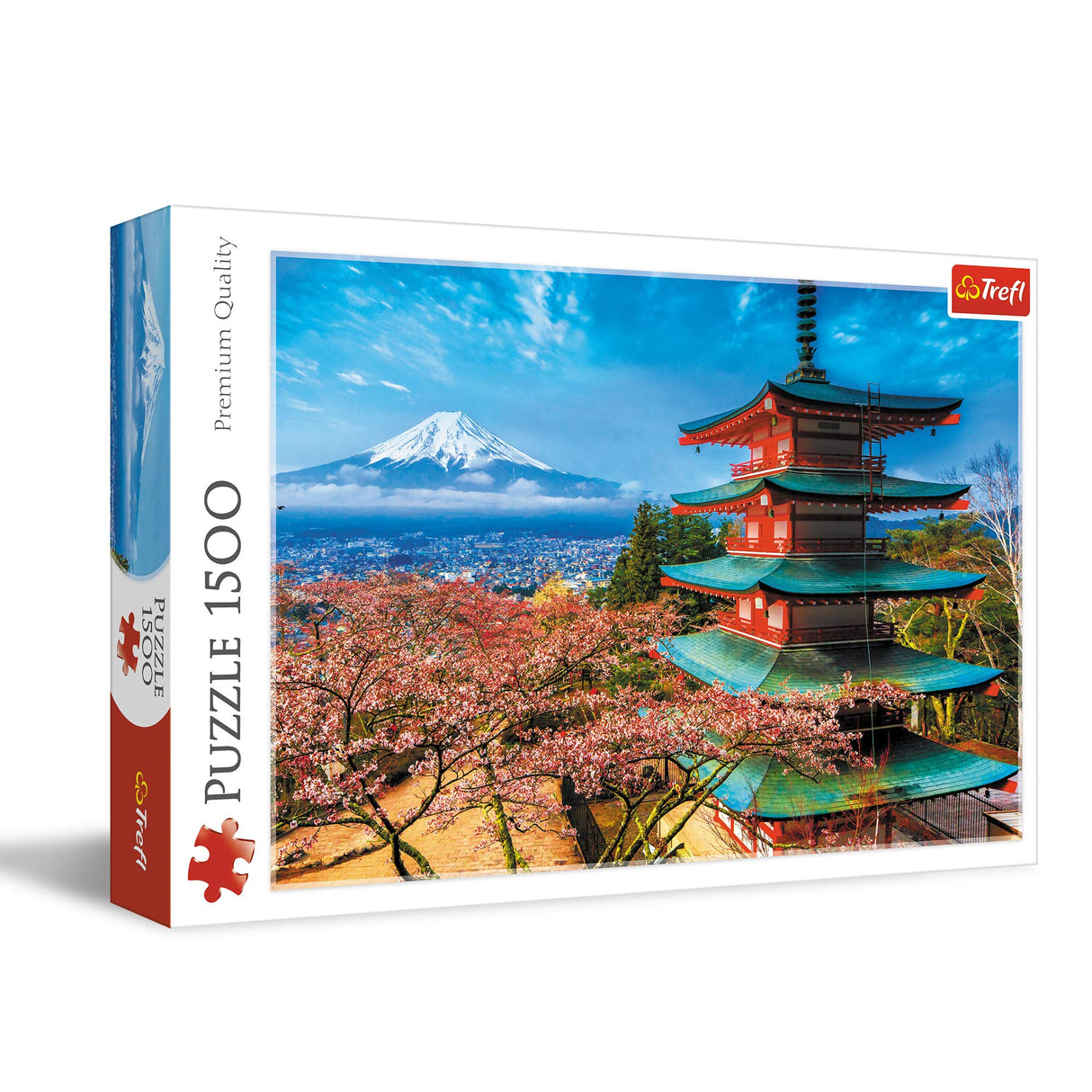 Trefl Mount Fuji1500 Piece Jigsaw Puzzle Red 27"x19" Print, DIY Puzzle, Creative Fun, Classic Puzzle for Adults and Children from 12 Years Old Trefl