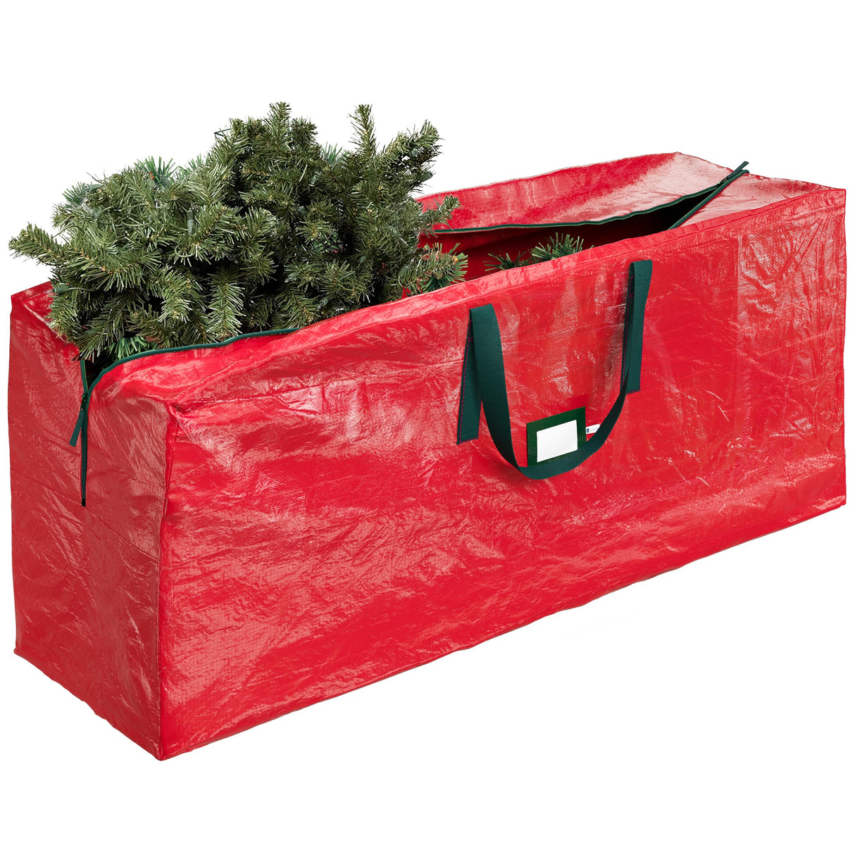 Heavy Duty Christmas Tree Storage Bag 7.5 Ft - Christmas Tree Bag Red - Tree Bags For Storage - Xmas Tree Storage Bag Holds 7.5 Ft Christmas Tree Bag For All Year Round Christmas Storage URBUNDY