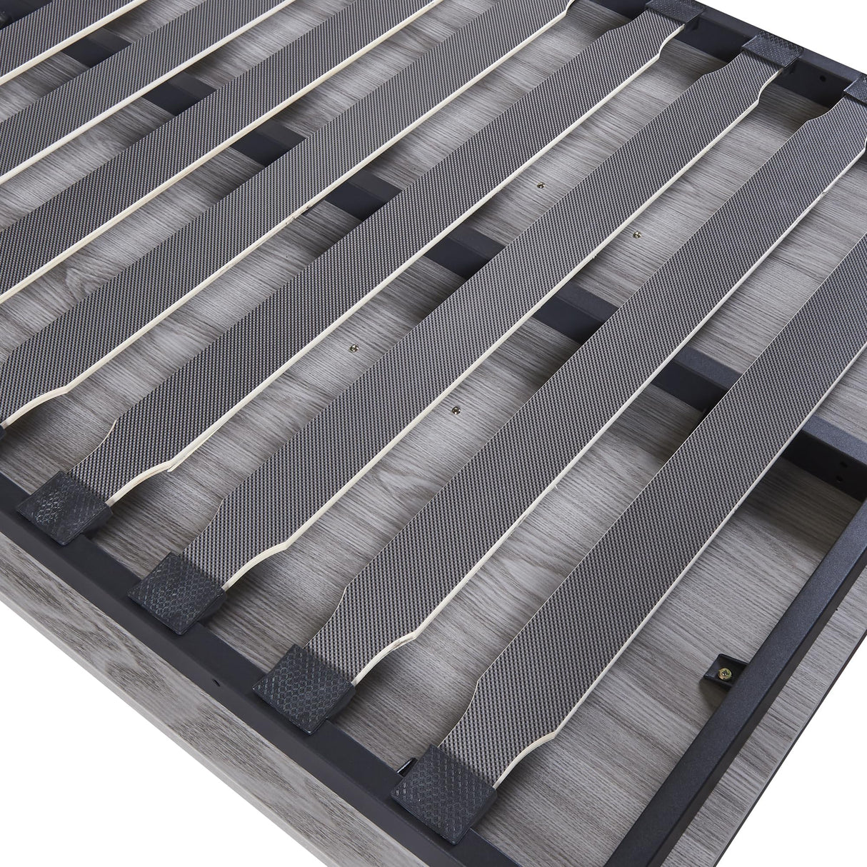 RuiSiSi Twin Size Murphy Bed for Bedroom, Farmhouse Murphy Bed Cabinet Wall Bed, Wood Folding Bed for Home Office Small Room, Can Be Folded Into a Cabinet, Gray RuiSiSi