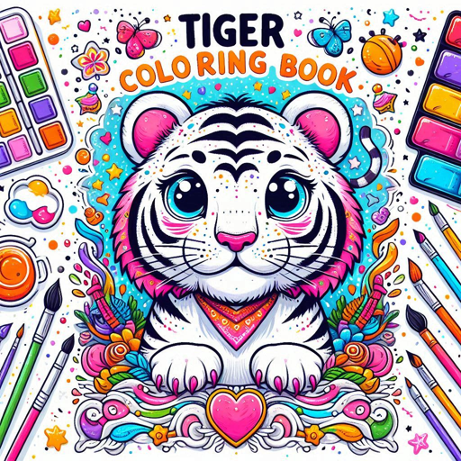 Tiger Coloring Book: Jungle Painting Games & Drawing Pad AnyReskin