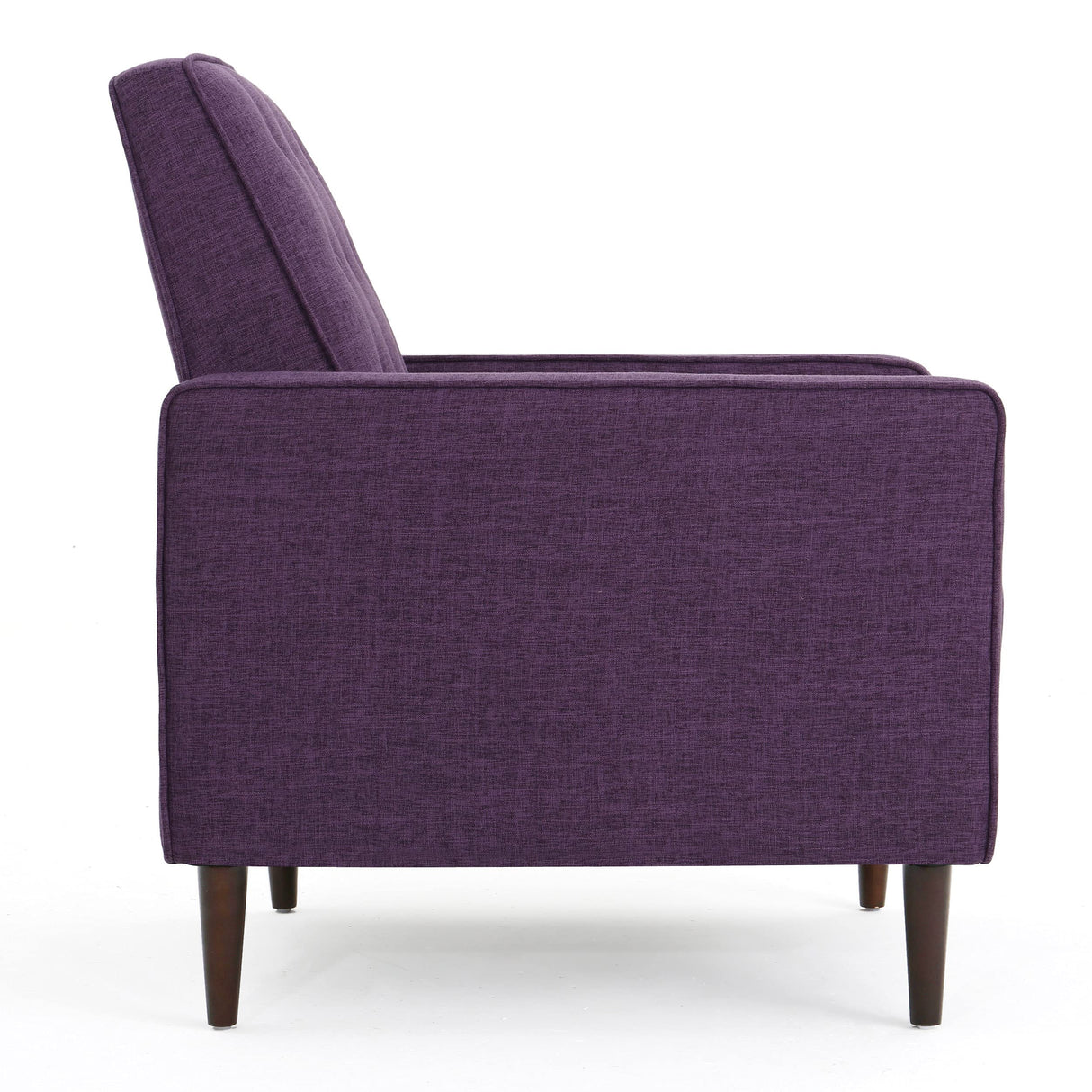 Christopher Knight Home Mervynn Mid-Century Modern Fabric Recliner,polyester, Muted Purple / Dark Espresso Christopher Knight Home