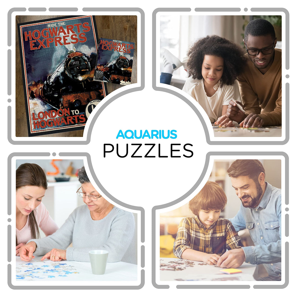 AQUARIUS Harry Potter Puzzle Hogwarts Express Train (1000 Piece Jigsaw Puzzle) - Officially Licensed Harry Potter Merchandise & Collectibles - Glare Free - 20 x 27 Inches AQUARIUS