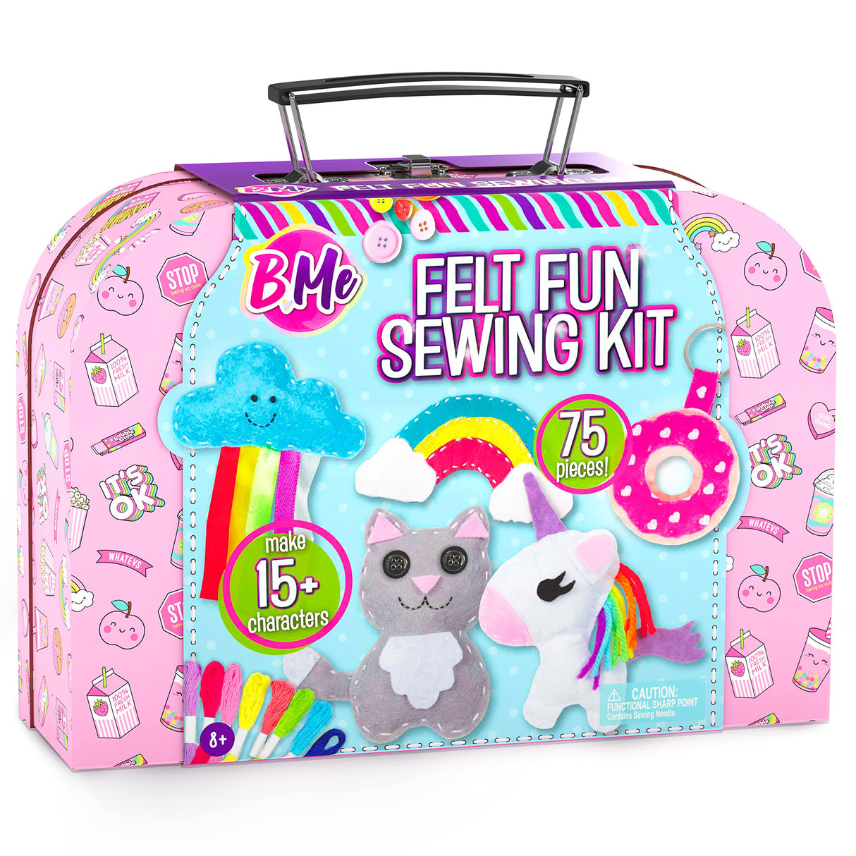 Creative Kids Felt Sewing Kit - Craft 15+ Characters - Fun DIY Kit for Kids 8+ - Creative Sewing Craft Set Creative Kids