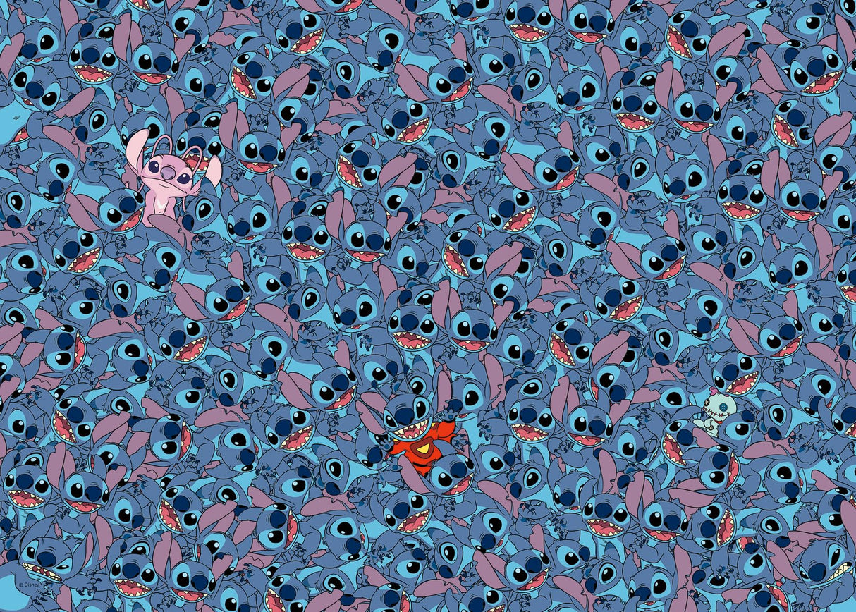 Ravensburger Disney Stitch 1000 Piece Jigsaw Puzzle | Playful Stitch Antics | Vibrant, Detailed Art | Extra Durable Pieces Fit Perfectly Ravensburger