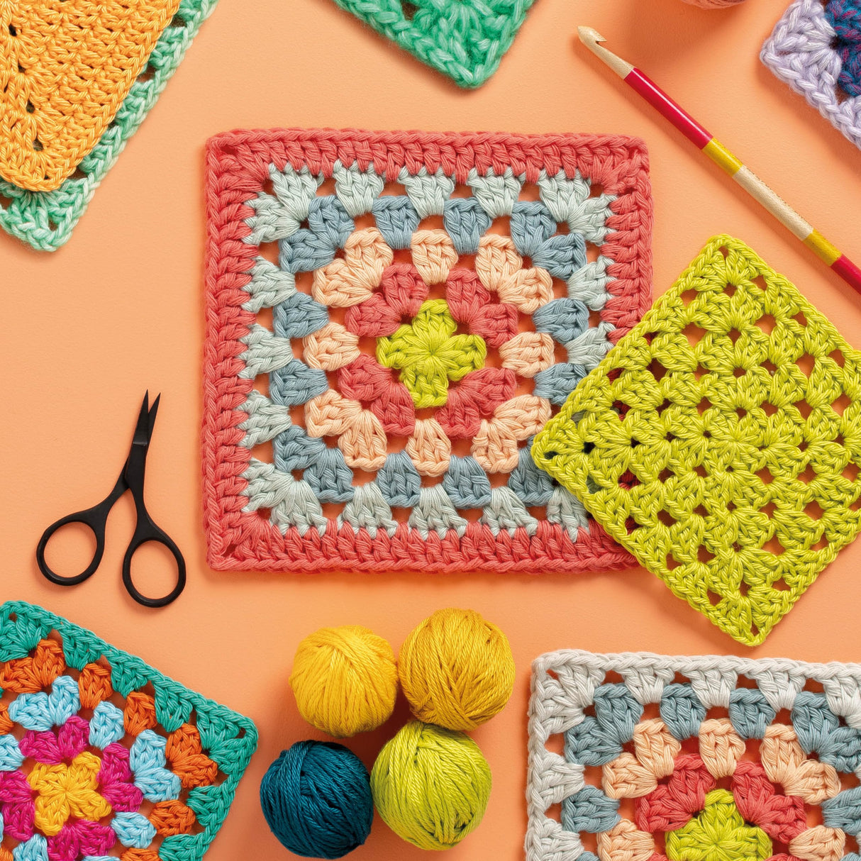 The Granny Square Crochet Bible: Everything you need to know about how to crochet granny squares WoodArtSupply