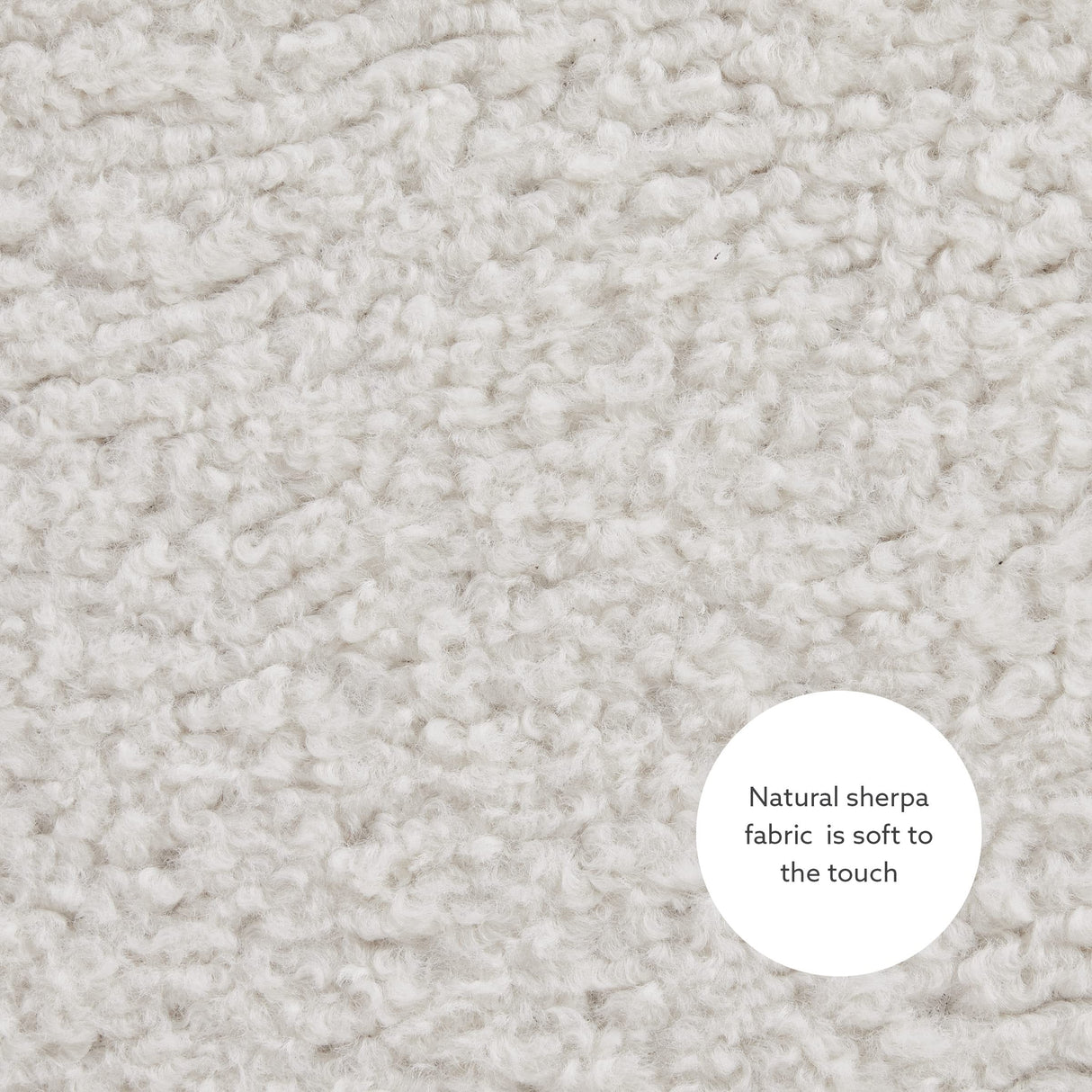 Linon Home Décor Cream Sherpa Round Storage Wooden Base by Linon Lexington Ottoman (AMZN2305) Linon