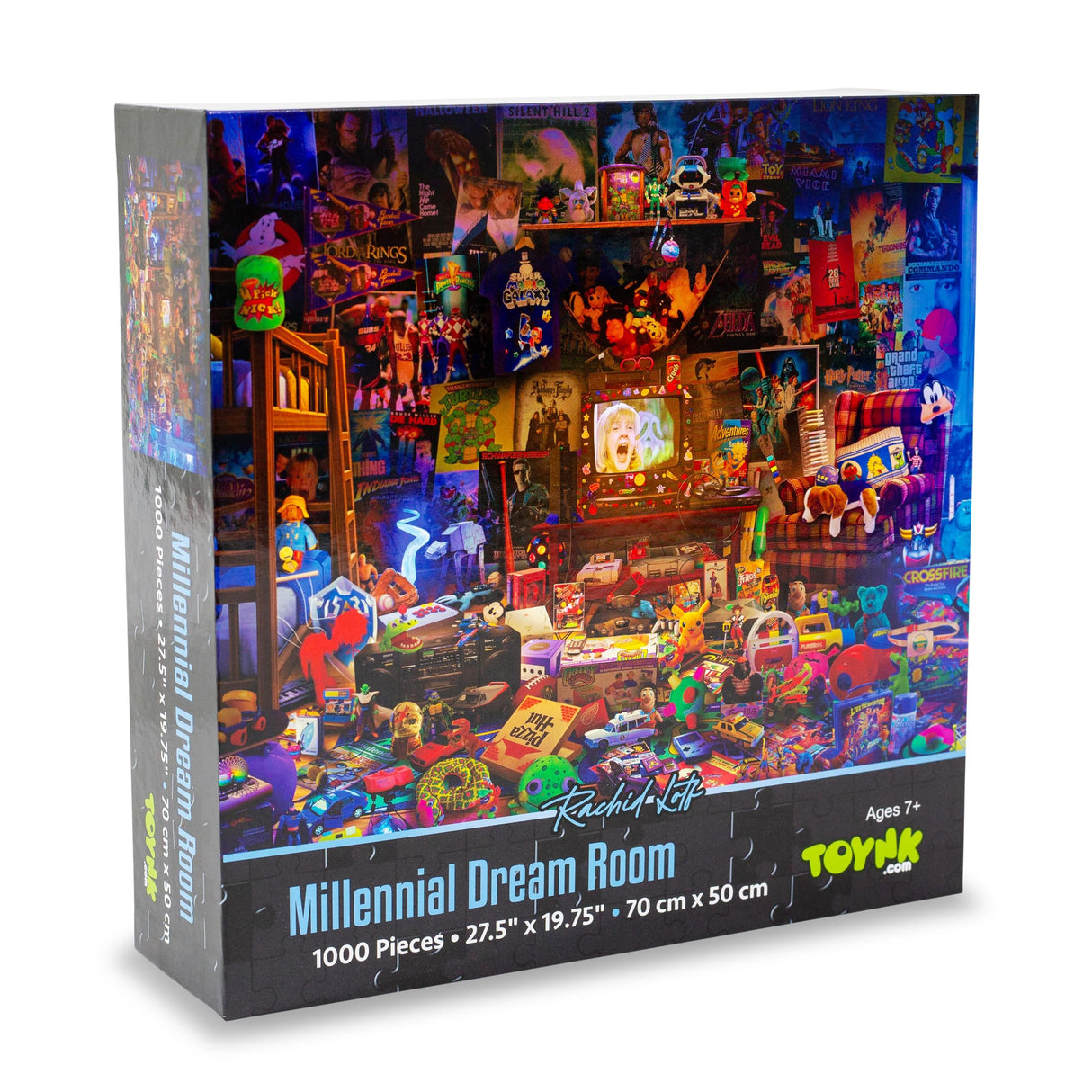 Millennial Dream Room 1000-Piece Jigsaw Puzzle by Rachid Lotf | Fun Brain Teaser, Toys & Games | 28 x 20 Inches Toynk