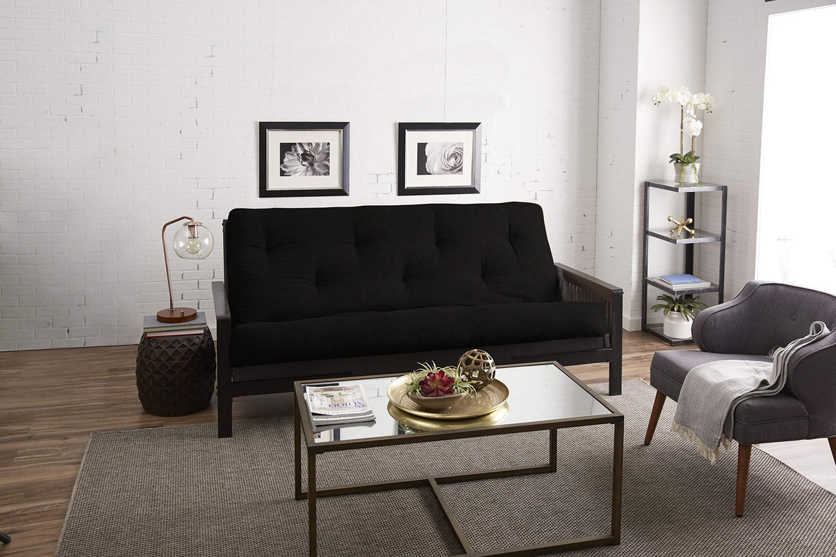 Mozaic Futon Mattress, Full, Black TRUPEDIC