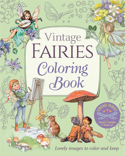 Vintage Fairies Coloring Book: Lovely Images to Color and Keep (Sirius Vintage Coloring)
