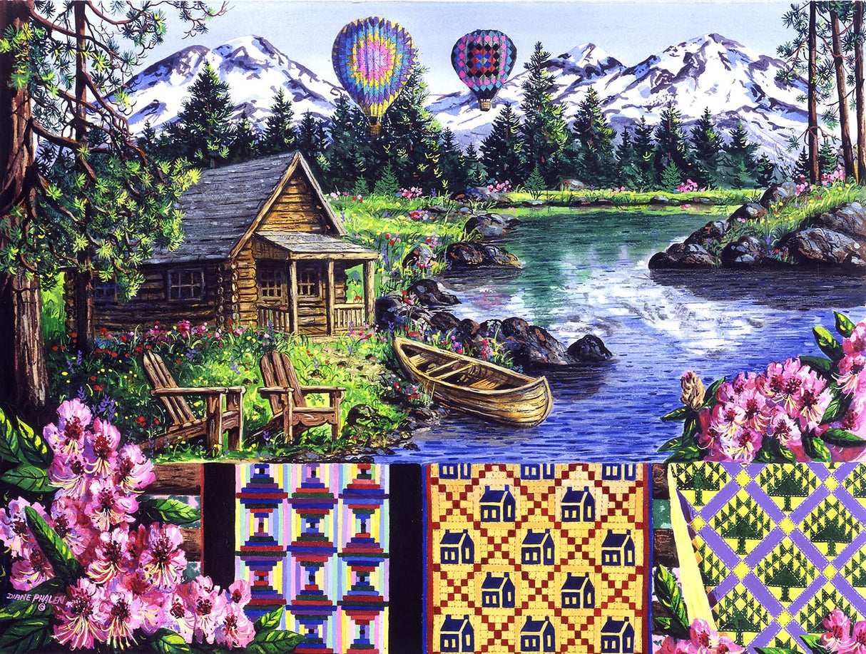 SUNSOUT INC - Floating Over Sisters 500-500 pc Jigsaw Puzzle by Artist: Diane Phalen - MPN # 14646 SunsOut