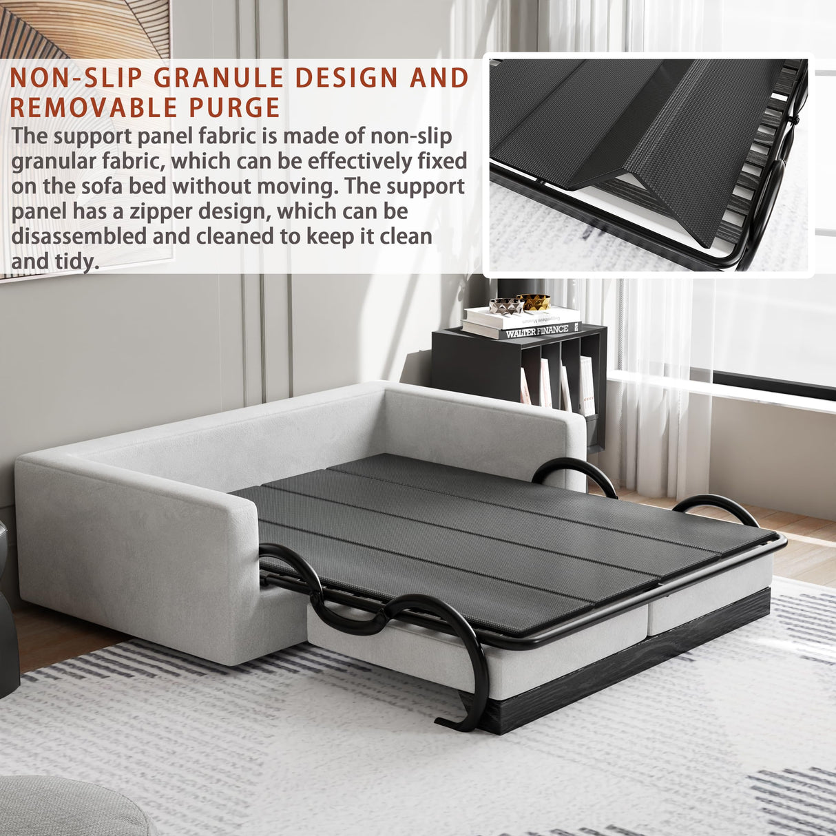 Imperius Heavy Duty Sofa Bed Support Board, Pull Out Couch Mattress Board, No Assembly Needed,48''x60'' Queen Size Imperius