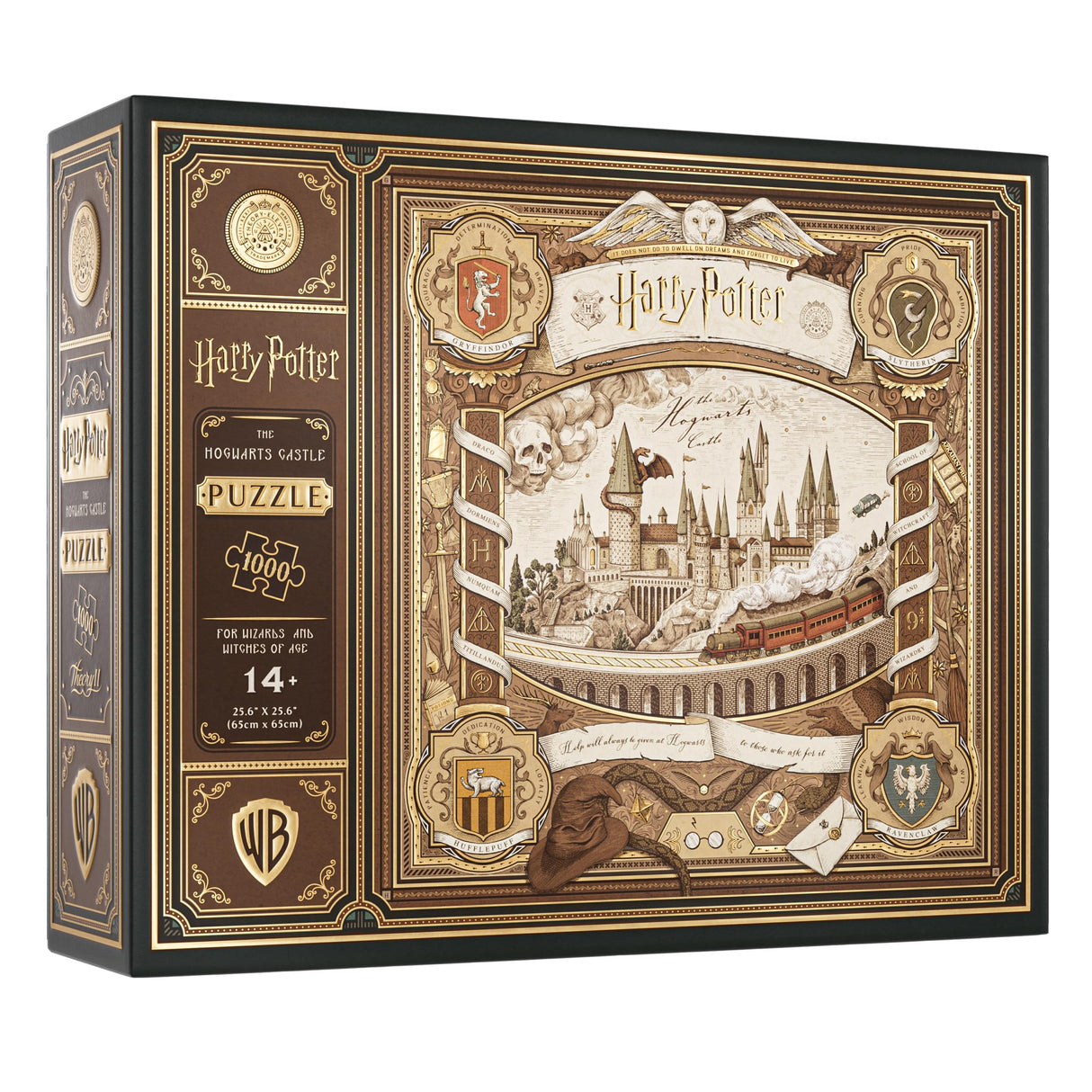 theory11 Harry Potter Jigsaw Puzzle - 1,000 Piece Jigsaw Puzzle - Officially Licensed Harry Potter Merchandise & Collectibles - Precision Fit and Premium Quality - Intermediate Puzzle theory11