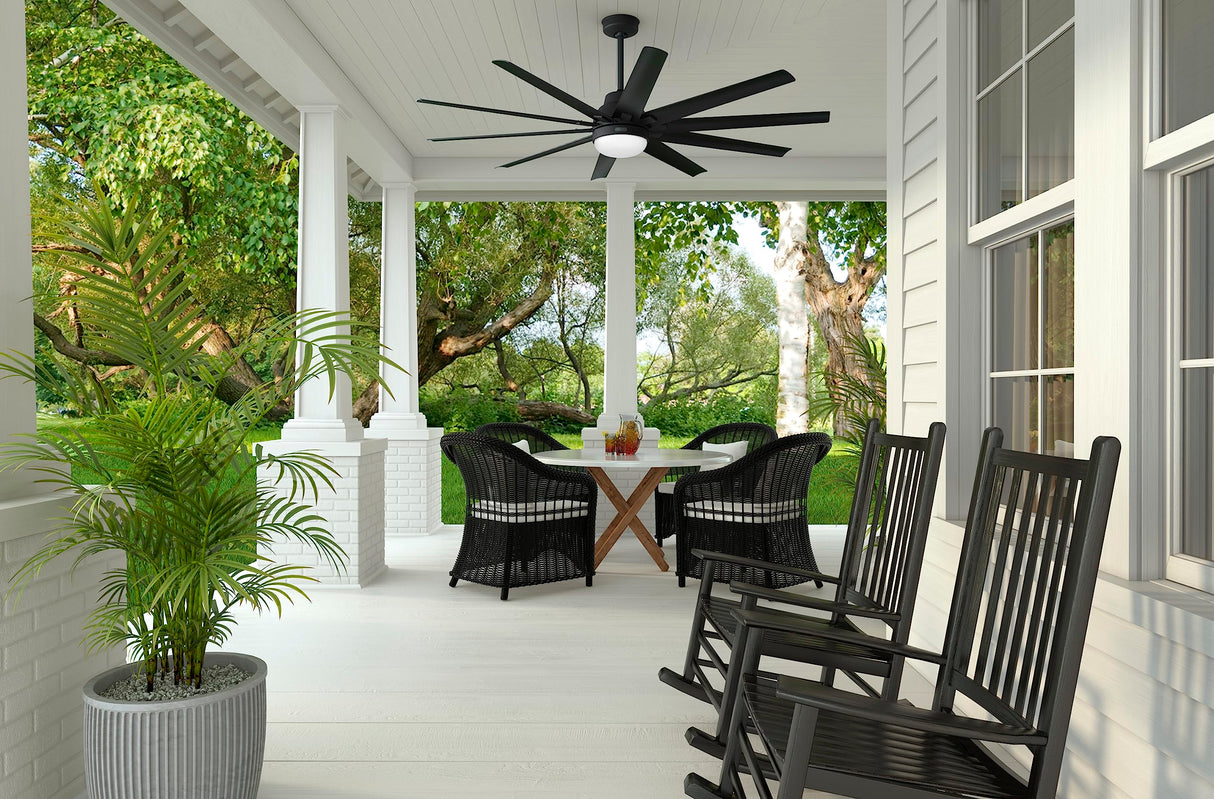 Hunter Fan Company 52618 Overton Ceiling Fan, 072, Matte Black Hunter