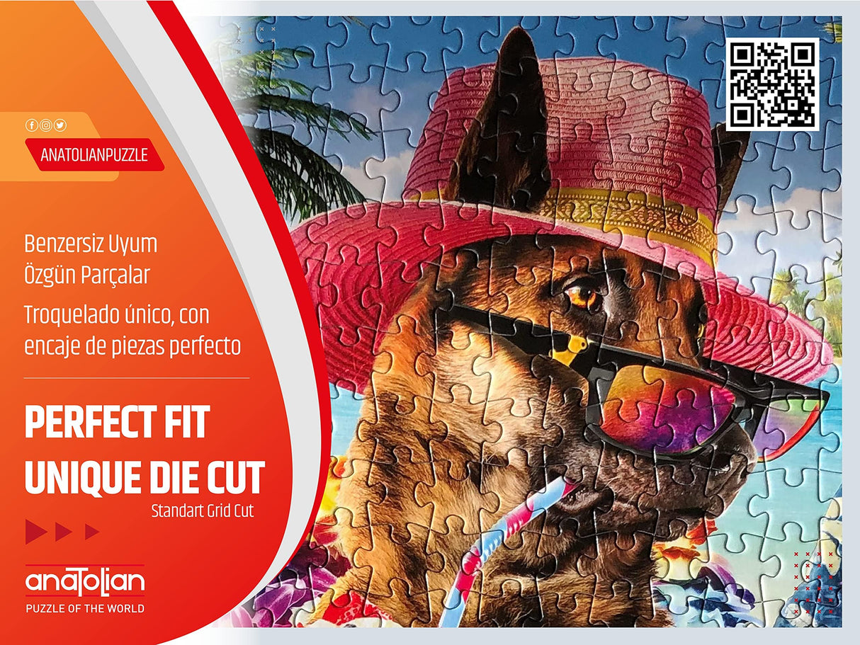 Anatolian Puzzle - Dog Family, 260 Piece Jigsaw Puzzle, #3340 Anatolian