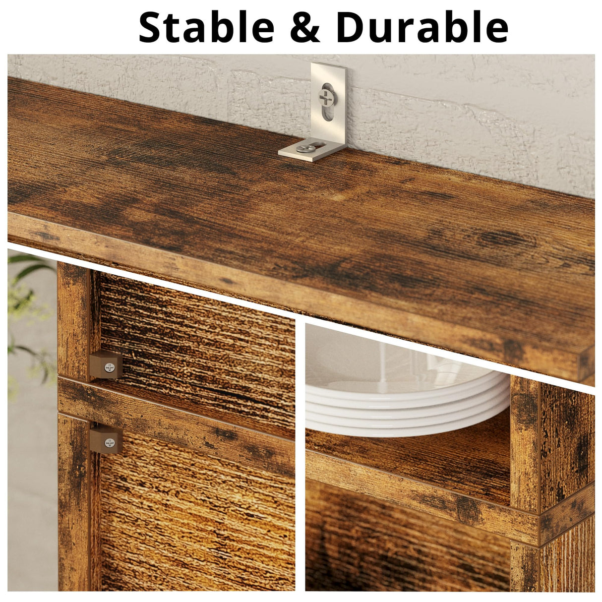 IRONCK Tall Bookcase with LED Lights, 70 in Industrial Bookshelves and Bookcases with Doors, 6 Shelf Display Storage Shelves Floor Standing for Home Office, Living Room, Bedroom IRONCK