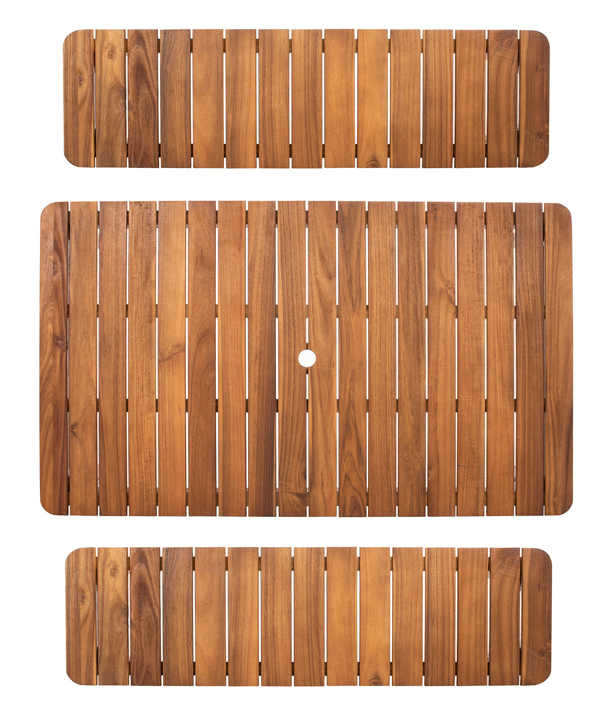 SAFAVIEH Outdoor Collection Europa Natural Acacia Wood 3-Piece Patio Dining Set PAT7082A Safavieh