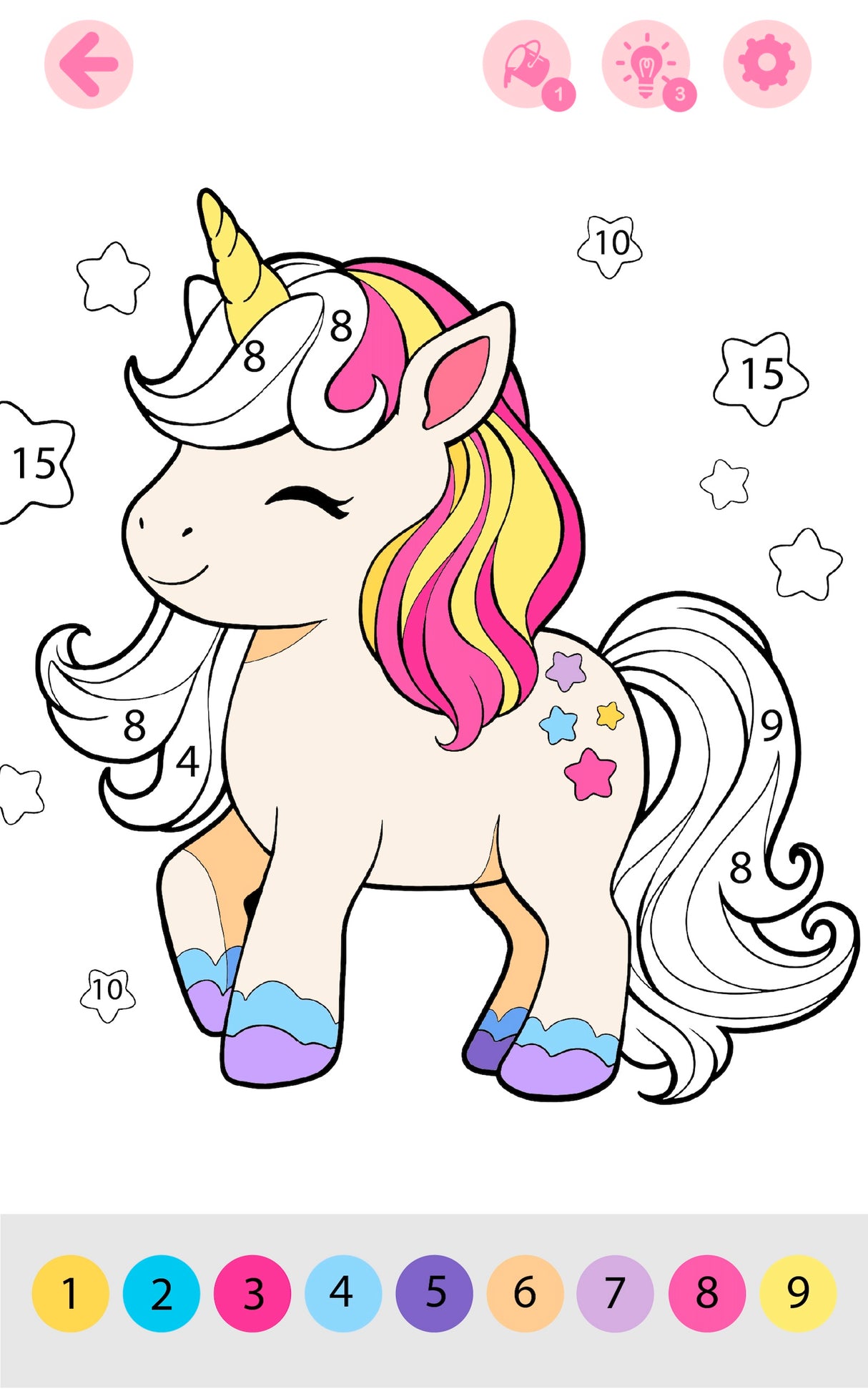My Little Unicorn: Kids Coloring by Numbers VladMadGames