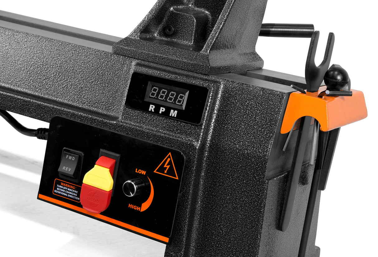 WEN 34034 6-Amp 14" by 20" Variable Speed Benchtop Wood Lathe WEN