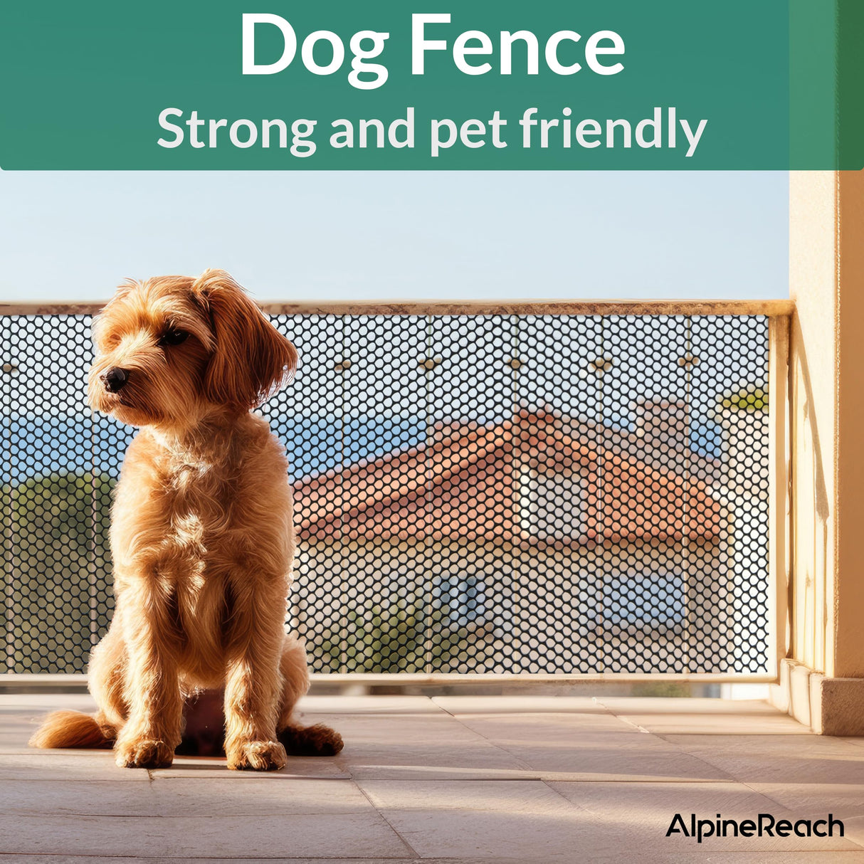 AlpineReach Plastic Wire Mesh 1.3ft x 30ft (15.7" x 360") Fence Roll with Zip Ties - Ideal for Poultry, Dogs, Rabbit Barrier & Gardening, Durable Chicken Mesh, Versatile Rigid Fencing & Netting, Black AlpineReach