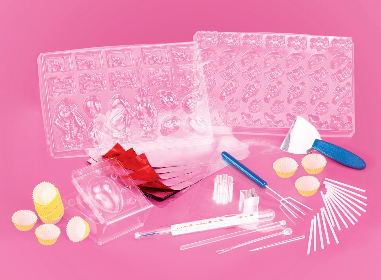 Thames & Kosmos Candy Chemistry | Science Kit | Rock Candy, Chocolates, Gummy Bears, Wintergreen Candies | 48 Page Full-Color Manual | Ages 10+ | Learn Chemistry, Have Fun | Cooking Science Thames & Kosmos