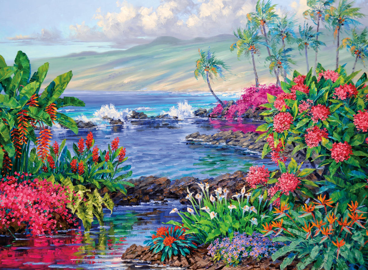Ceaco – The Essence of Aloha - 300 Piece Jigsaw Space Saver Puzzle – Puzzles for Smaller Spaces and Surfaces Ceaco