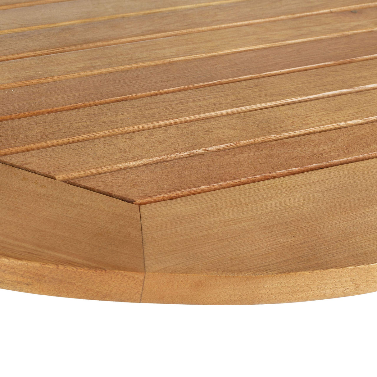 Safavieh PAT7045A Outdoor Collection Owens Natural teak wood Balcony Hanging Half Table SAFAVIEH