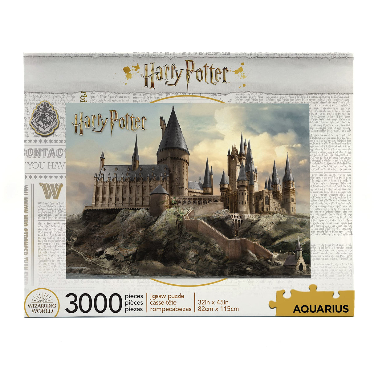 Aquarius Harry Potter Puzzle Hogwarts Castle (3000 Piece Jigsaw Puzzle) - Officially Licensed Harry Potter Merchandise & Collectibles - Glare Free - Precision Fit - 32x45in AQUARIUS