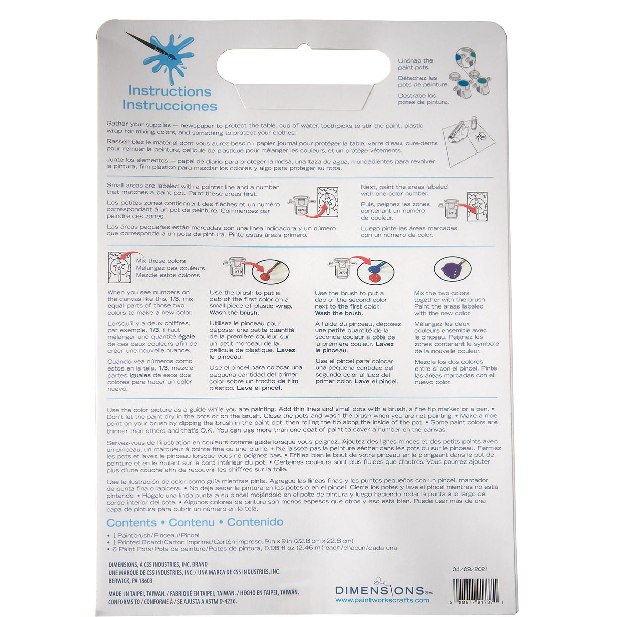 Dimensions Paint-by-Number Kit, Unicorn Dimensions