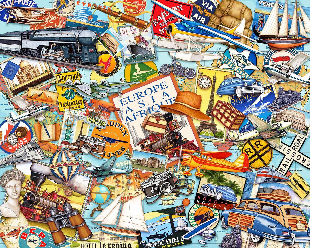 Springbok's 2000 Piece Jigsaw Puzzle Wanderlust - Made in USA Springbok