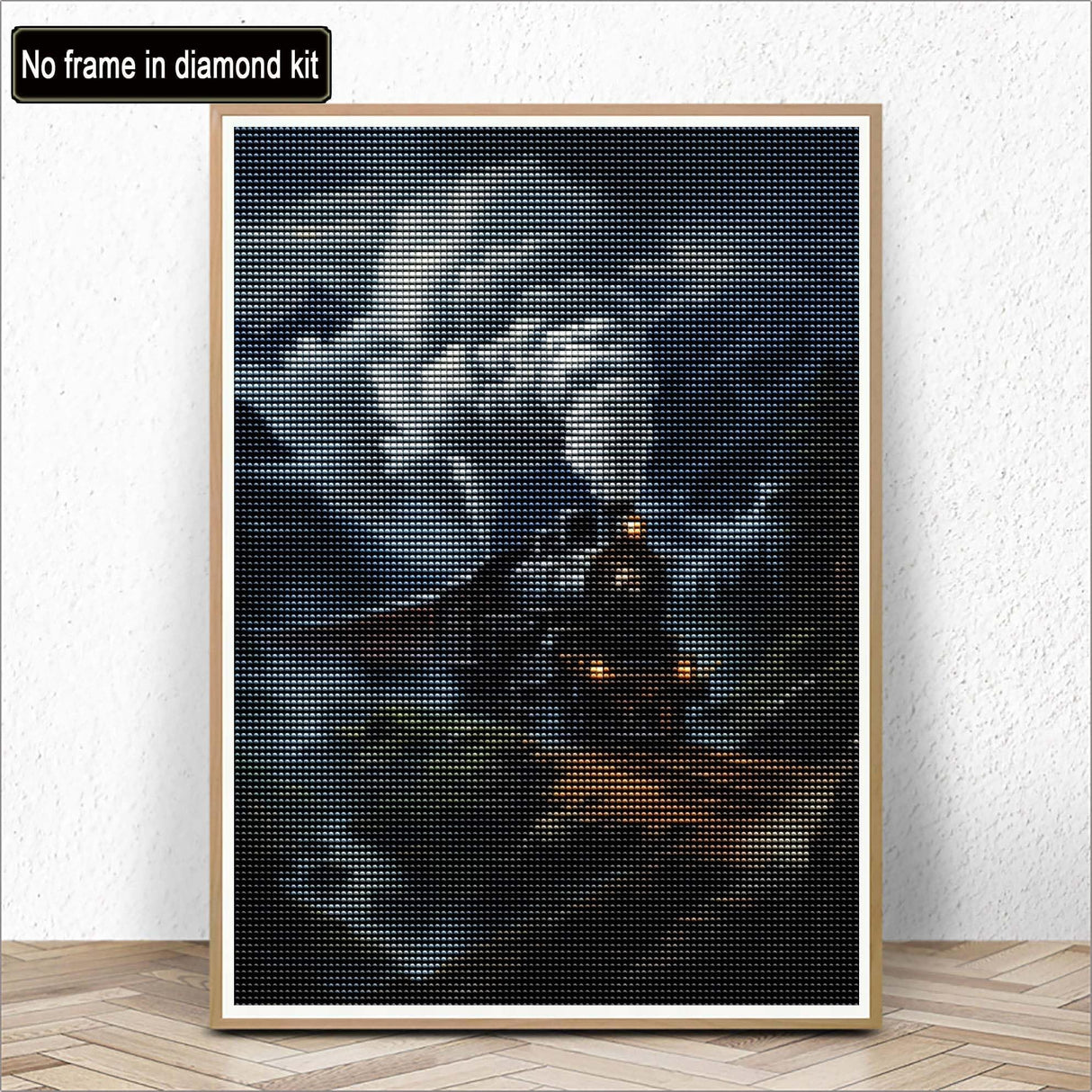 Kaliosy 5D Diamond Art Kits for Adults Train by Number Kits, Diamond Painting Art Landscape DIY Full Drill Crystal Craft Cross Stitch Embroidery Decoration (12x16 inch) Kaliosy