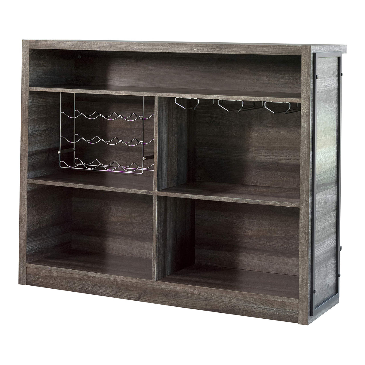 Coaster Home Furnishings Joe 5-Shelf Bar Unit Aged Oak Coaster Home Furnishings