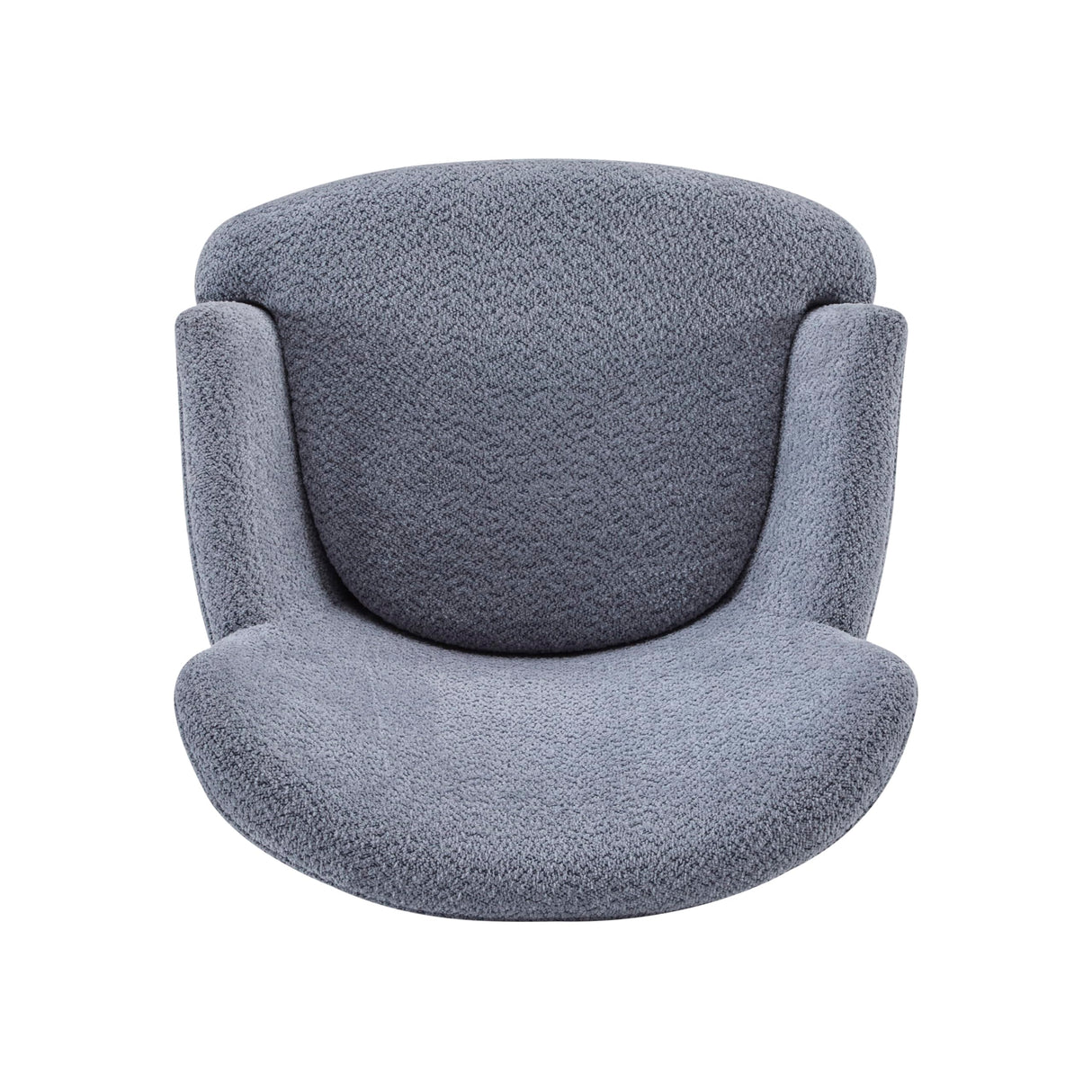 Christopher Knight Home Winnie Boucle Upholstered Wingback Accent Chair and Ottoman Footrest, Living Room Lounge Chair and Ottoman Set, Bedroom Comfy Reading Chair with Footrest Stool, Dusty Blue Christopher Knight Home