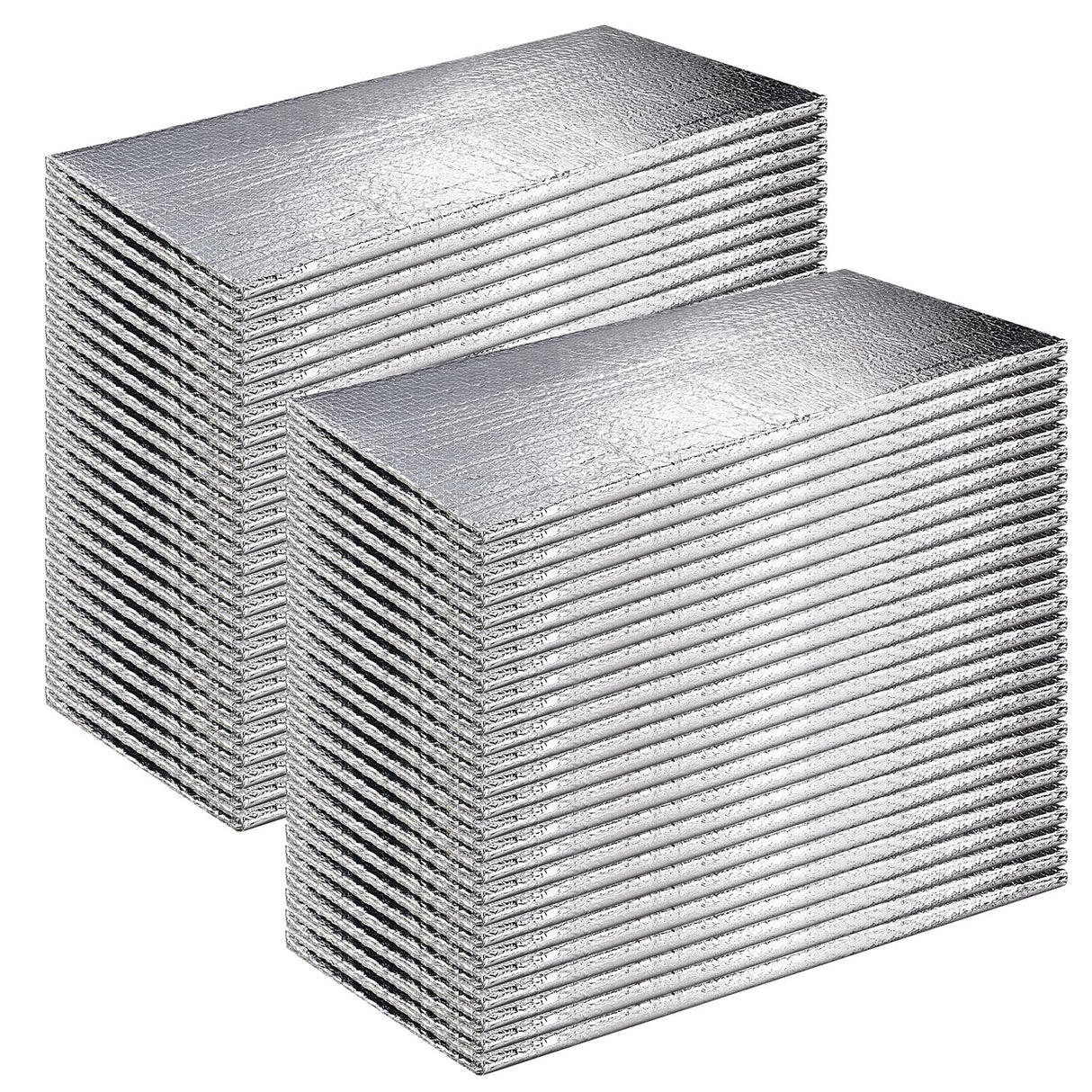 Frienda 24 Pcs Garage Door Insulation Panels Kits Double Bubble Reflective Aluminum Foil Radiant Barrier Thermal Insulation Sheet for Garages Greenhouses Attics Walls Windows (24 x 48 Inch) Frienda