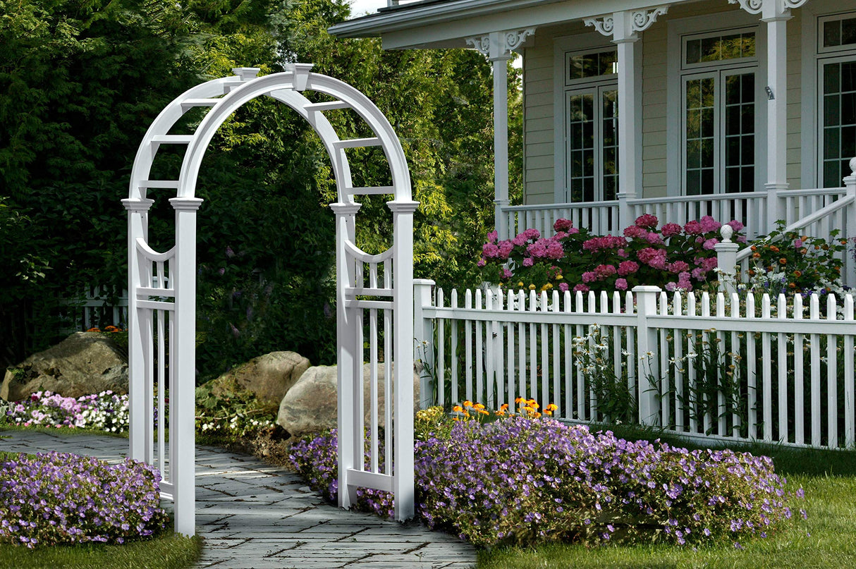 Vienna 49"W x 91"H Vinyl Arbor Vita