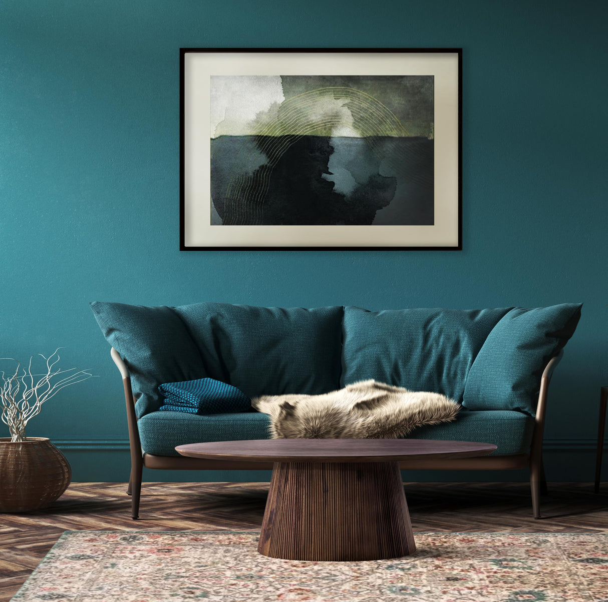 Canarm MADHY Brown Wood Coffee Table Canarm