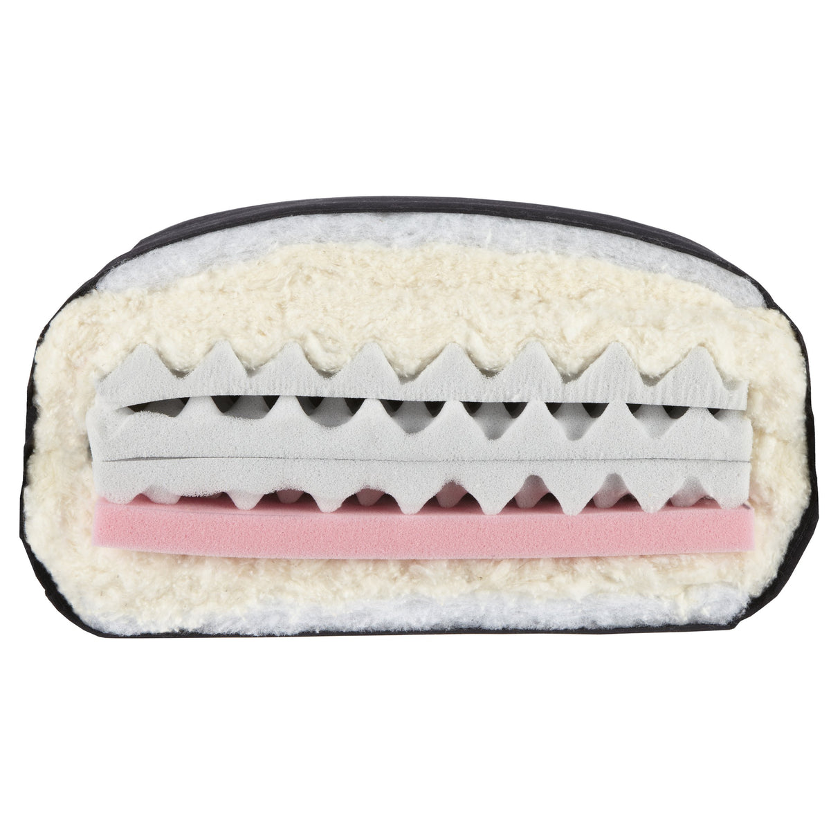 Mozaic Futon Mattress, Full, Black TRUPEDIC