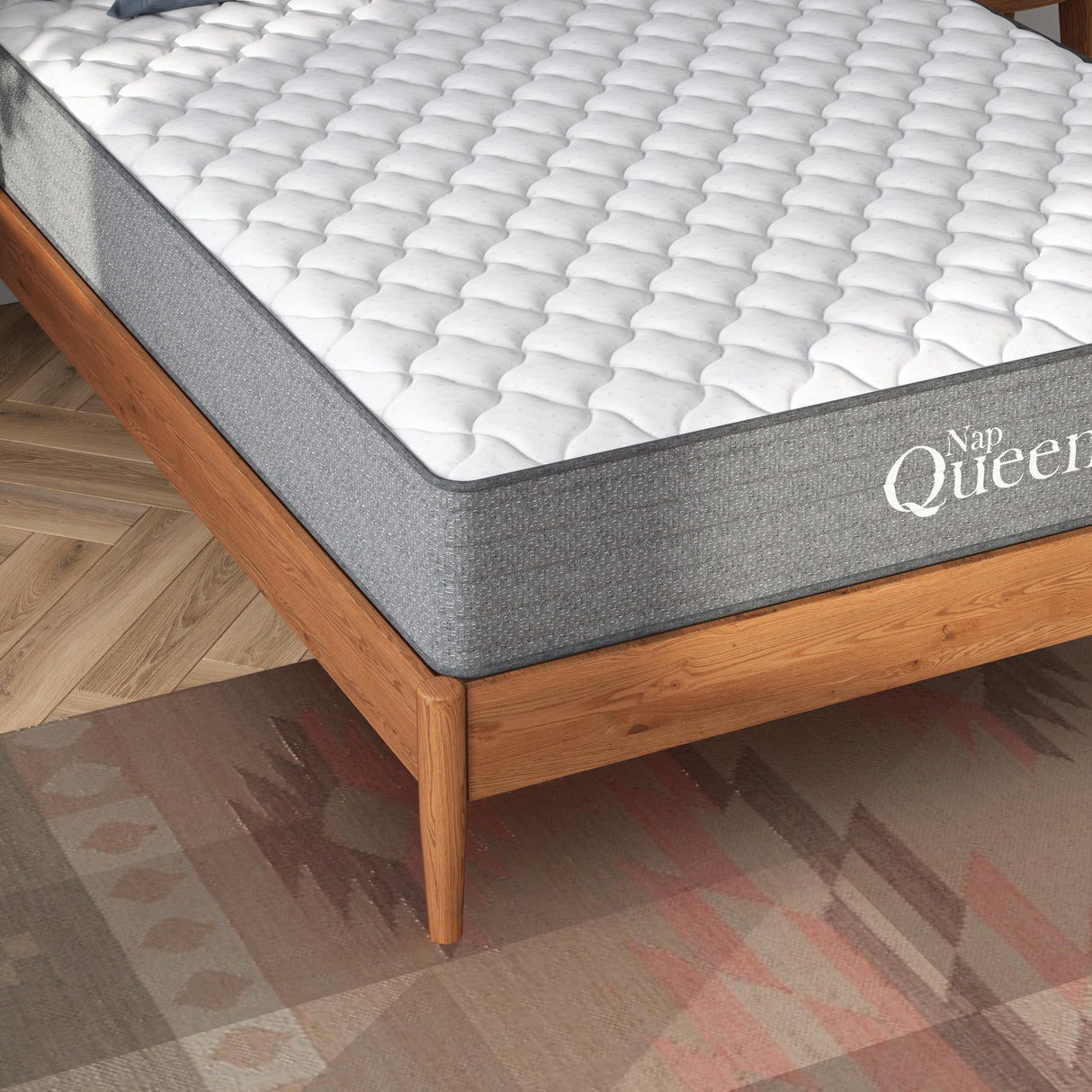 NapQueen 10 Inch King, Valeria Hybrid Cooling Gel Memory Foam & Pocket Coil Spring Mattress, CertiPUR-US Certified, Fiberglass-Free Mattress NapQueen