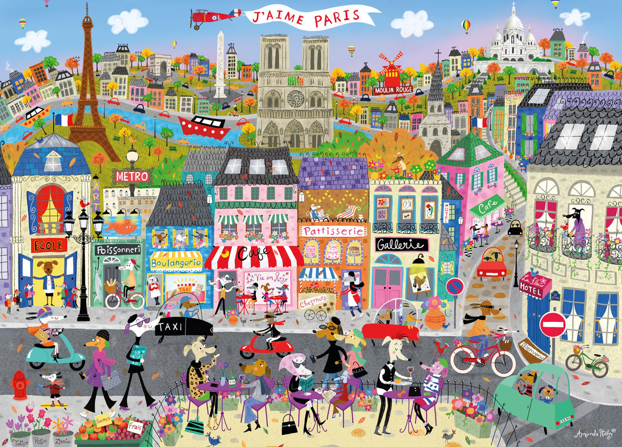 Ceaco - Shop Windows - Paris Windows - 1000 Piece Jigsaw Puzzle Ceaco