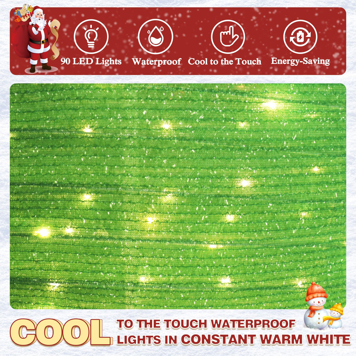 Yardenaler 3-Piece Pop-Up Christmas Ball Set with 90 LED Lights for Christmas Decoration, Pre-Lit Iridescent Christmas Ball Ornaments Decor with Base, 3D Glittered Standing Holiday Display for Outdoor Yardenaler