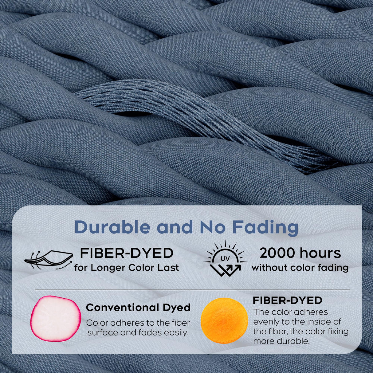 Brafab Outdoor Patio Furniture Set with 44" Gas Fire Pit Table - PE Wicker Patio Conversation Sets Cushioned Seat Couch - 9 Seats Outdoor Sectional Chair Sofa Set for Yard Garden Porch, Blue Brafab