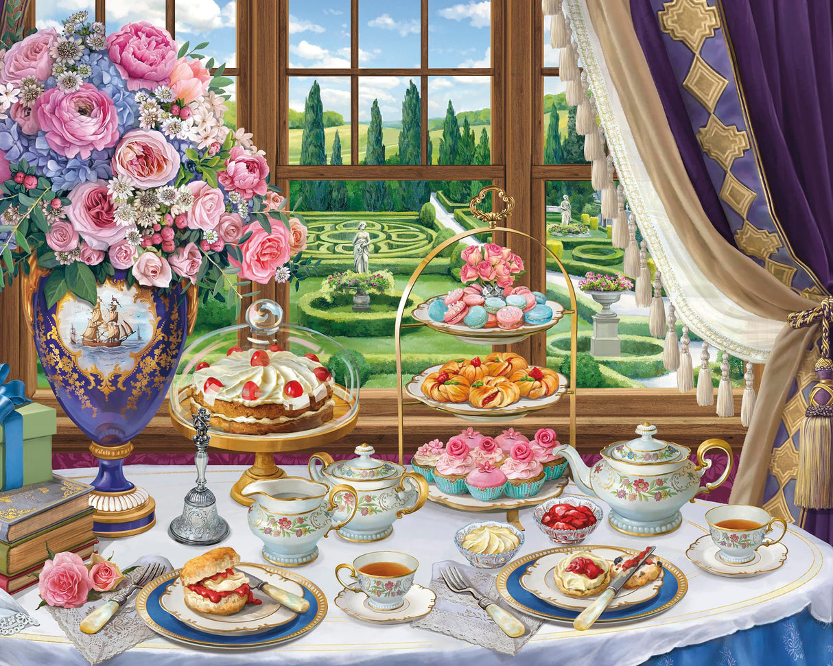 Ceaco - English Breakfast - 1000 Oversized Piece Jigsaw Puzzle Ceaco