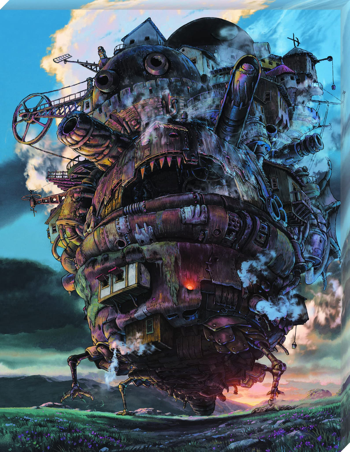 Ensky - Howl's Moving Castle - Moving Castle - Canvas Style Artboard Jigsaw Puzzle (ATB-26) ensky
